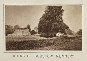 Ruiny klasztoru Godstow Nunnery autorstwa Henry W. Taunt