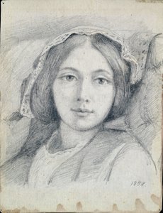 Mary Ellen Meredith, 1858 r. autorstwa Henry Wallis