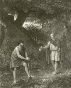 Timon i Flawiusz autorstwa Henry Wallis