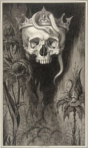 Ilustracja z Księżnej Malfi i Białego Diabła, Dwie sztuki Johna Webstera (1580 - 1634), wyd. 1930