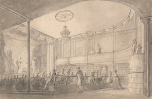 Wnętrze Domu Brandenburskiego Teatru, Hammersmith autorstwa Henry Wigstead