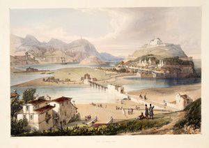 San Sebastian, ze Szkiców scenerii w baskijskich prowincjach Hiszpanii, z wyborem muzyki narodowej?, wyd. 1838 (grawerowanie ręcznie kolorowane)