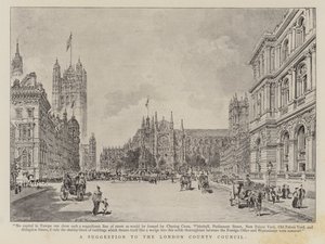 Sugestia dla Rady Hrabstwa Londynu autorstwa Henry William Brewer