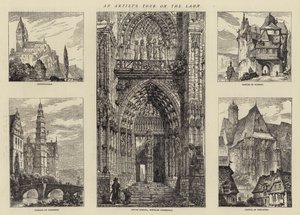 Podróż artysty po Lahn autorstwa Henry William Brewer