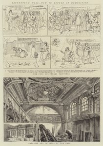 Hala stolarzy, obecnie w trakcie rozbiórki autorstwa Henry William Brewer