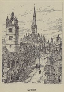 Cheapside, ze Wschodu autorstwa Henry William Brewer