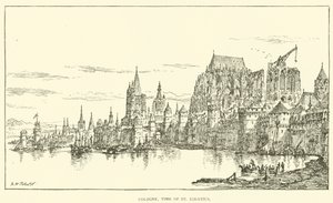 Kolonia, czasy św. Ignacego (rycina) autorstwa Henry William Brewer