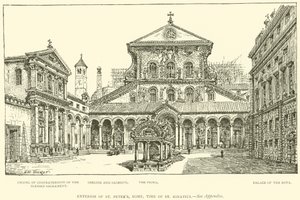 Piotra, Rzym, czasy św. Ignacego (rycina) autorstwa Henry William Brewer