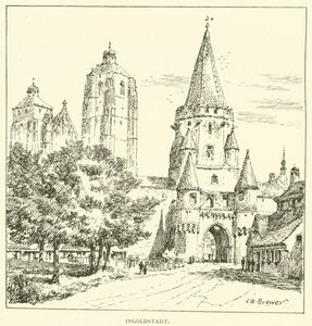 Ingolstadt (grawerowanie) autorstwa Henry William Brewer