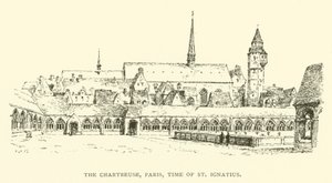 Chartreuse, Paryż, czasy św. Ignacego (rycina) autorstwa Henry William Brewer