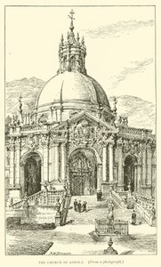 Kościół Loyoli (rycina) autorstwa Henry William Brewer