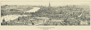 City of London i jego okolice w czasach Henryka VIII ze Wschodu