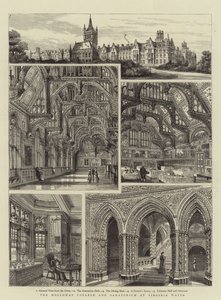 Holloway College i Sanatorium w Virginia Water autorstwa Henry William Brewer