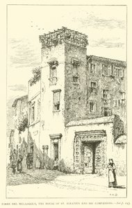 Torre del Melangolo, dom św. Ignacego i jego towarzyszy (rycina) autorstwa Henry William Brewer
