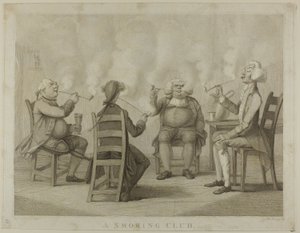 Klub dla palących autorstwa Henry William Bunbury