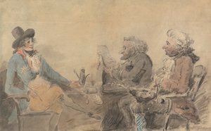Książę regent i lichwiarze autorstwa Henry William Bunbury
