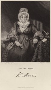 Portret Hannah Więcej autorstwa Henry William Pickersgill