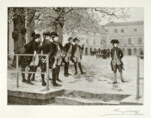 Bonaparte, nowicjusz, w szkole w Brienne autorstwa Henry Wolf