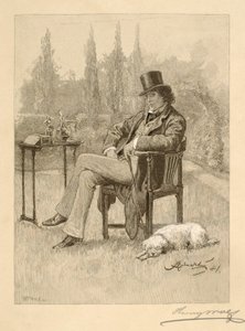 Henry Irving w domu autorstwa Henry Wolf
