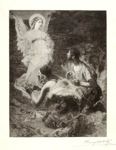 Zwiastowanie pasterzom autorstwa Henry Wolf