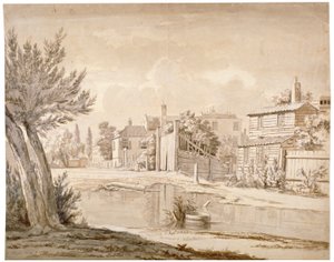 Most Cupera, Lambeth, Londyn, 1807 autorstwa Henry de Cort