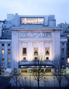 Theatre des Champs-Elysees (Pola Elizejskie) autorstwa Henry van de Perret Auguste (1874-1954) & Perret Gustave (1876-1952) Velde