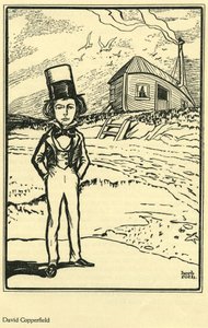 David Copperfield, z książki My Favorite Fiction Character autorstwa Thomasa Boyda, w The Bookman autorstwa Herb Roth