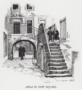 Obszar Placu Nowego (grawerowanie) autorstwa Herbert (after) Railton