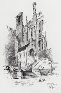 Ganek wejściowy (grawerowany) autorstwa Herbert (after) Railton