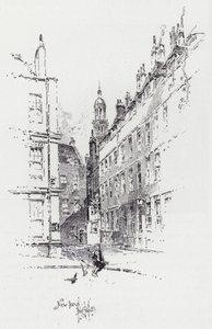 Nowa Karczma (grawerowanie) autorstwa Herbert (after) Railton