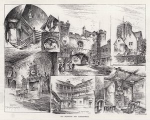 Stary Islington i Clerkenwell (grafika) autorstwa Herbert (after) Railton