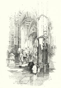Poet’s Corner, Westminster Abbey, Londyn (lito)