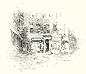 Tawerna Mitre, Londyn (lito) autorstwa Herbert (after) Railton