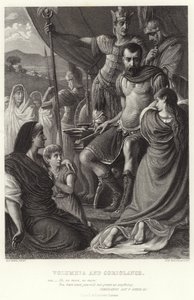 Volumnia i Coriolanus, Coriolanus, akt V, scena III
