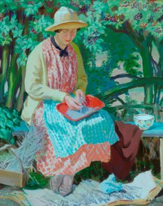 Lawenda (olej na płótnie) autorstwa Herbert Ashwin Budd