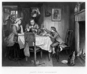 Pierwszy eksperyment Wattsa, XVIII w., ok. 1870 r.