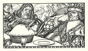 Ciasto z bekonem (grawerunek) autorstwa Herbert Cole