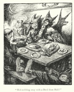 Ingoldsby Legends: A Lay of St Nicholas (litografia) autorstwa Herbert Cole