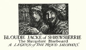 Ingoldsby Legends: Bloudie Jacke of Shrewsberrie, The Shropshire Bluebeard (litografia) autorstwa Herbert Cole