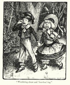 Ingoldsby Legends: The Babes in the Wood (litografia) autorstwa Herbert Cole