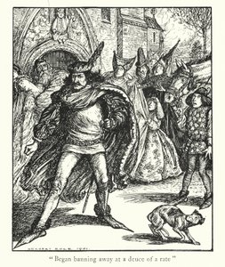 Ingoldsby Legends: Ostrzeżenie bluźniercy (litografia)