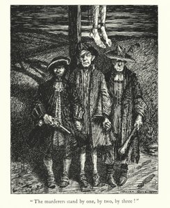 Ingoldsby Legends: Ręka chwały (litografia) autorstwa Herbert Cole