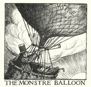Legendy Ingoldsby: Balon "Monstre" (litografia)