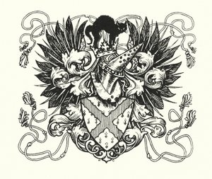 Ingoldsby Legends: Ilustracja na stronie tytułowej (litografia) autorstwa Herbert Cole