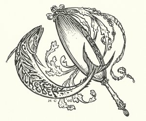 Magiczna makrela (grawerunek) autorstwa Herbert Cole