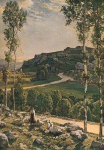 „Górska droga w Prowansji”, 1904, c1930. autorstwa Herbert Edwin Pelham Hughes Stanton