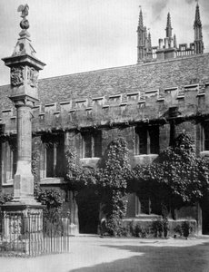Zegar słoneczny, Corpus Christi College, Oxford, Oxfordshire, 1924-1926