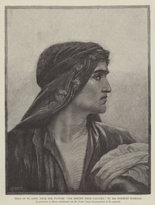 Głowa Św. Jana, z obrazka Powrót z kawalerii autorstwa Herbert Gustave Schmalz