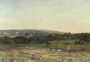 Wieczorny zmierzch, Studland, Dorset, 1904