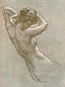 Study for Prospero Summoning Nymphs and Bóstwa, c1902, 1903 autorstwa Herbert James Draper